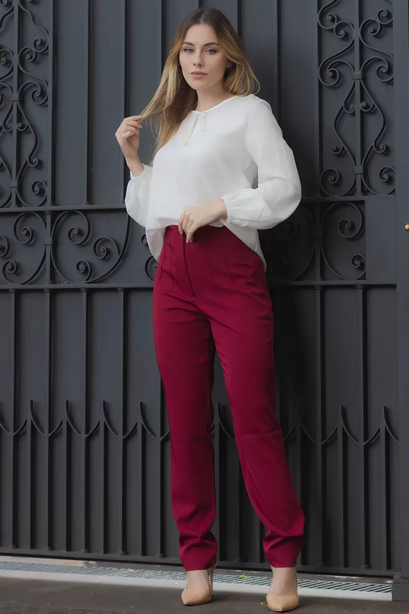 Miss Misses - Elis Long Sleeve Shirt with Off White Toe - 54589030 Miss Misses - Elis Long Sleeve Shirt with Off White Toe - 54589030