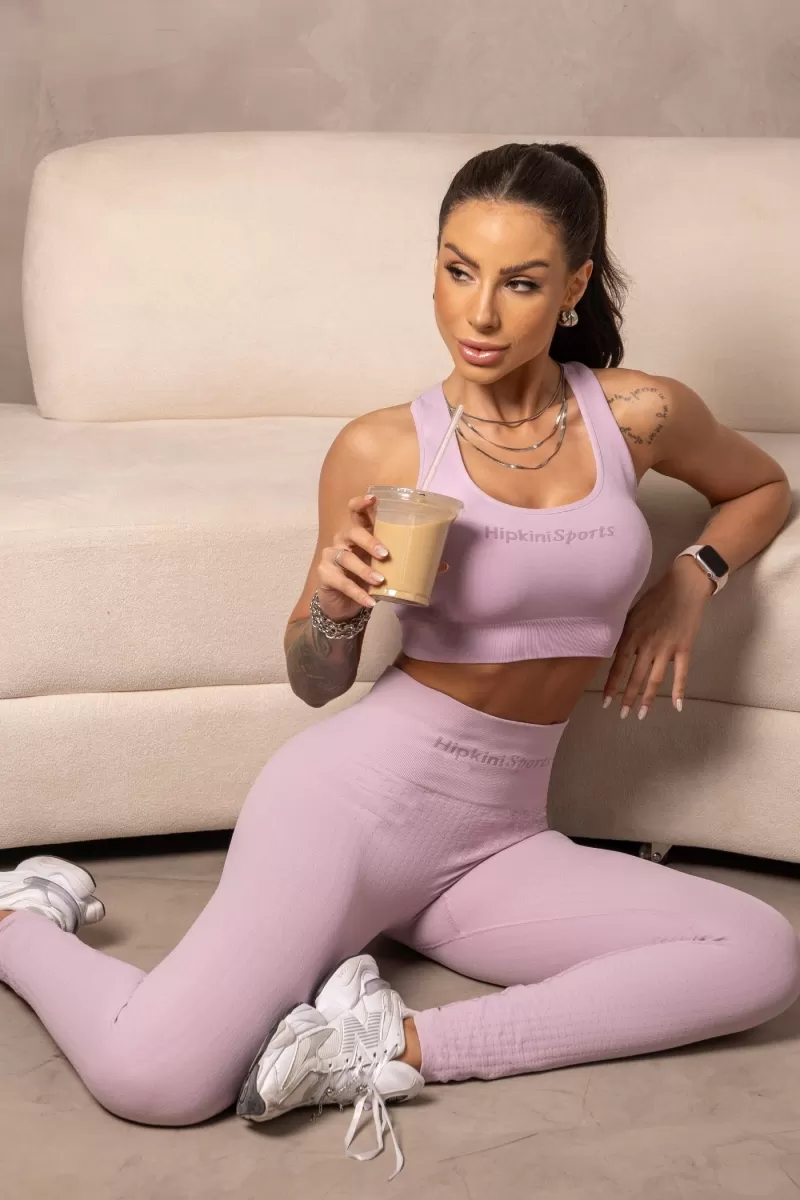 Hipkini - Top Fitness Seamless Balance Lilac - 33331446