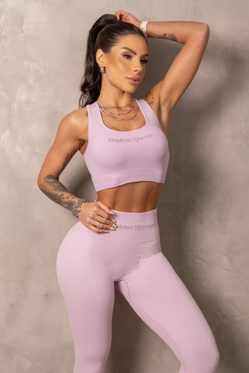 Hipkini - Top Fitness Seamless Balance Lilac - 33331446