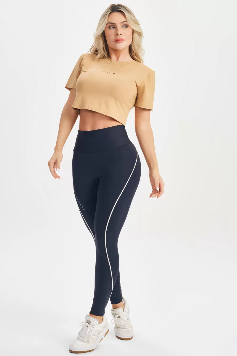 Lets Gym - Cropped Lets Basic Sand - 2665AR Lets Gym - Cropped Lets Basic Sand - 2665AR