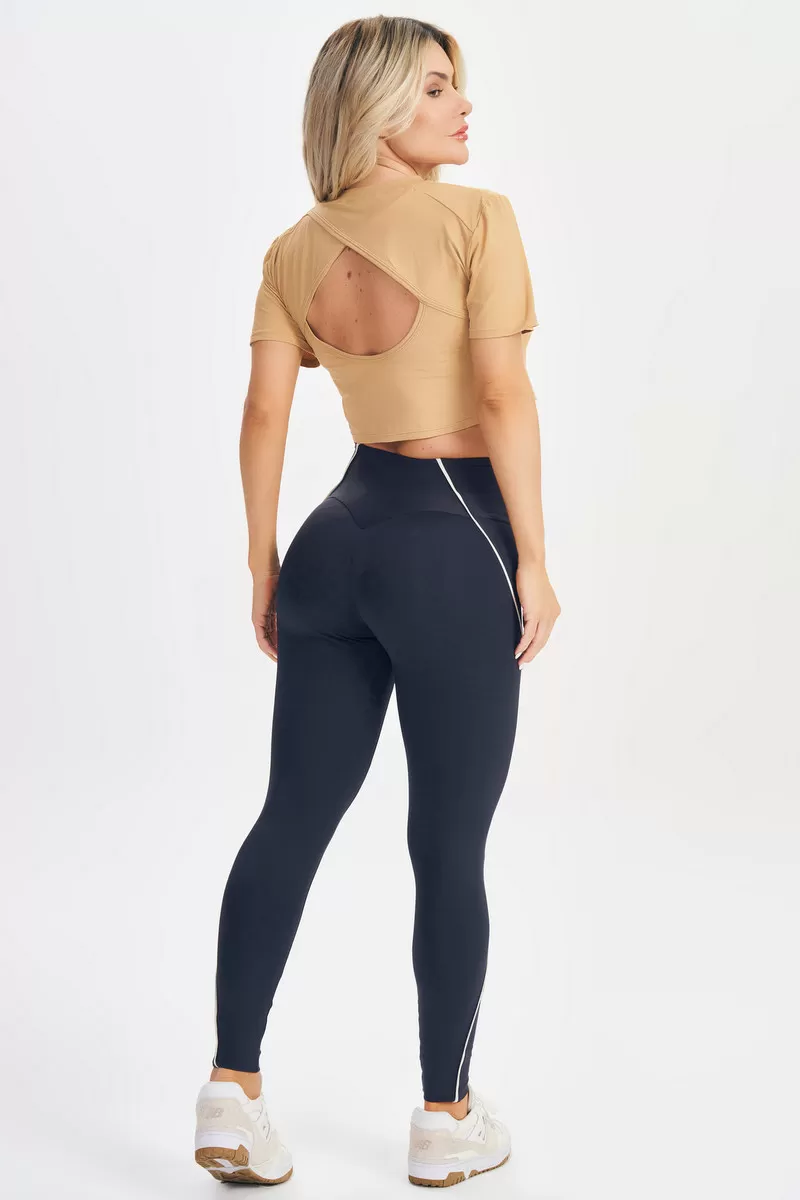 Lets Gym - Cropped Lets Basic Sand - 2665AR Lets Gym - Cropped Lets Basic Sand - 2665AR