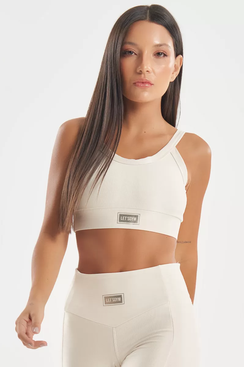 Lets Gym - Bright Off White Top - 2141BOFW Lets Gym - Bright Off White Top - 2141BOFW