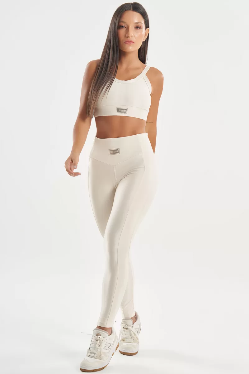 Lets Gym - Bright Off White Top - 2141BOFW Lets Gym - Bright Off White Top - 2141BOFW