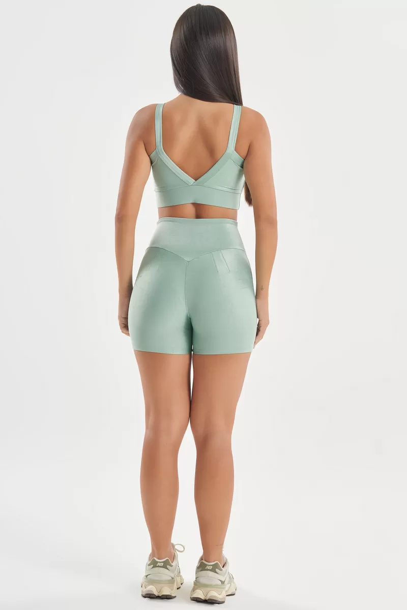 Lets Gym - Vintage Green Bright Shorts - 2143BVDV Lets Gym - Vintage Green Bright Shorts - 2143BVDV