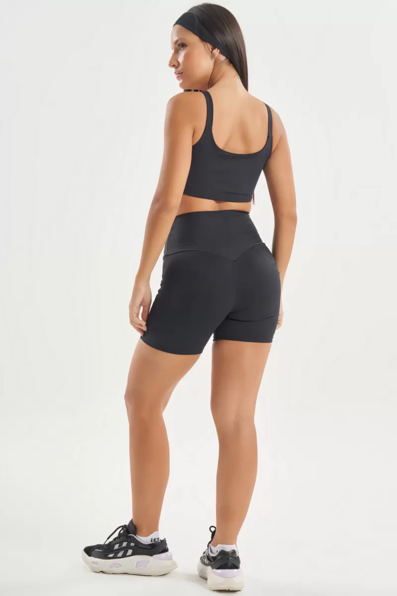 Lets Gym - Basic Colors Shorts Black - 2722PT