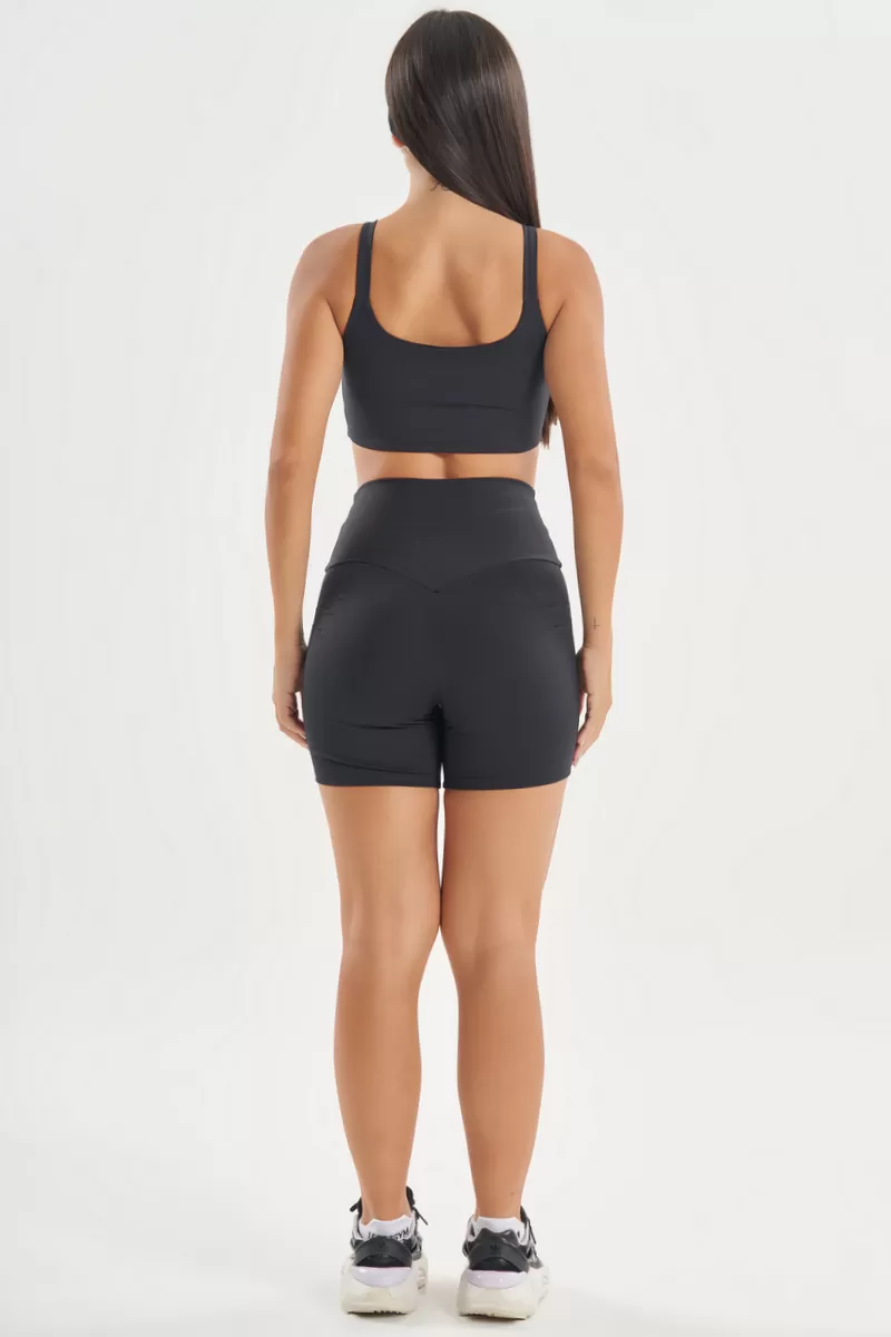 Lets Gym - Basic Colors Shorts Black - 2722PT