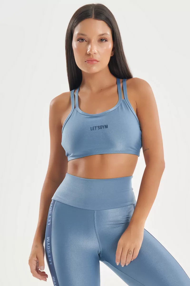 Lets Gym - Vintage Blue Top Shades - 2730AZV