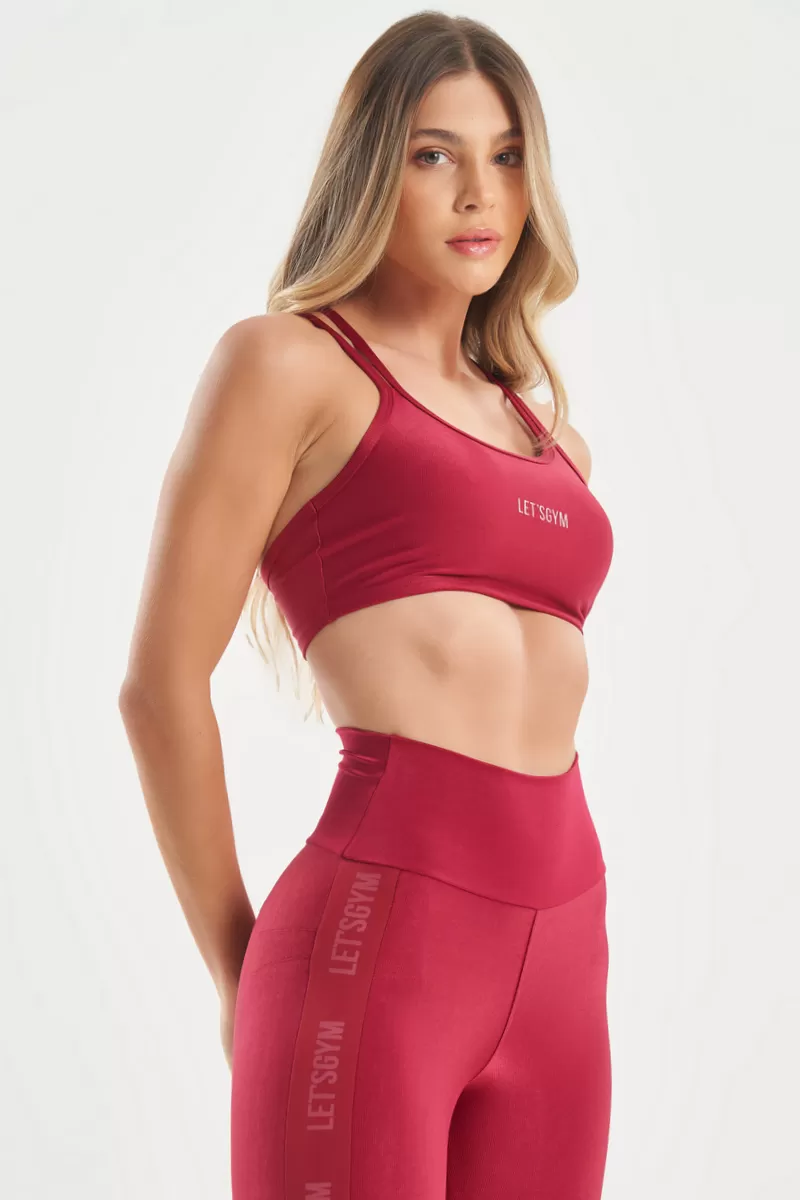 Lets Gym - Top Shades Marsala - 2730MS Lets Gym - Top Shades Marsala - 2730MS