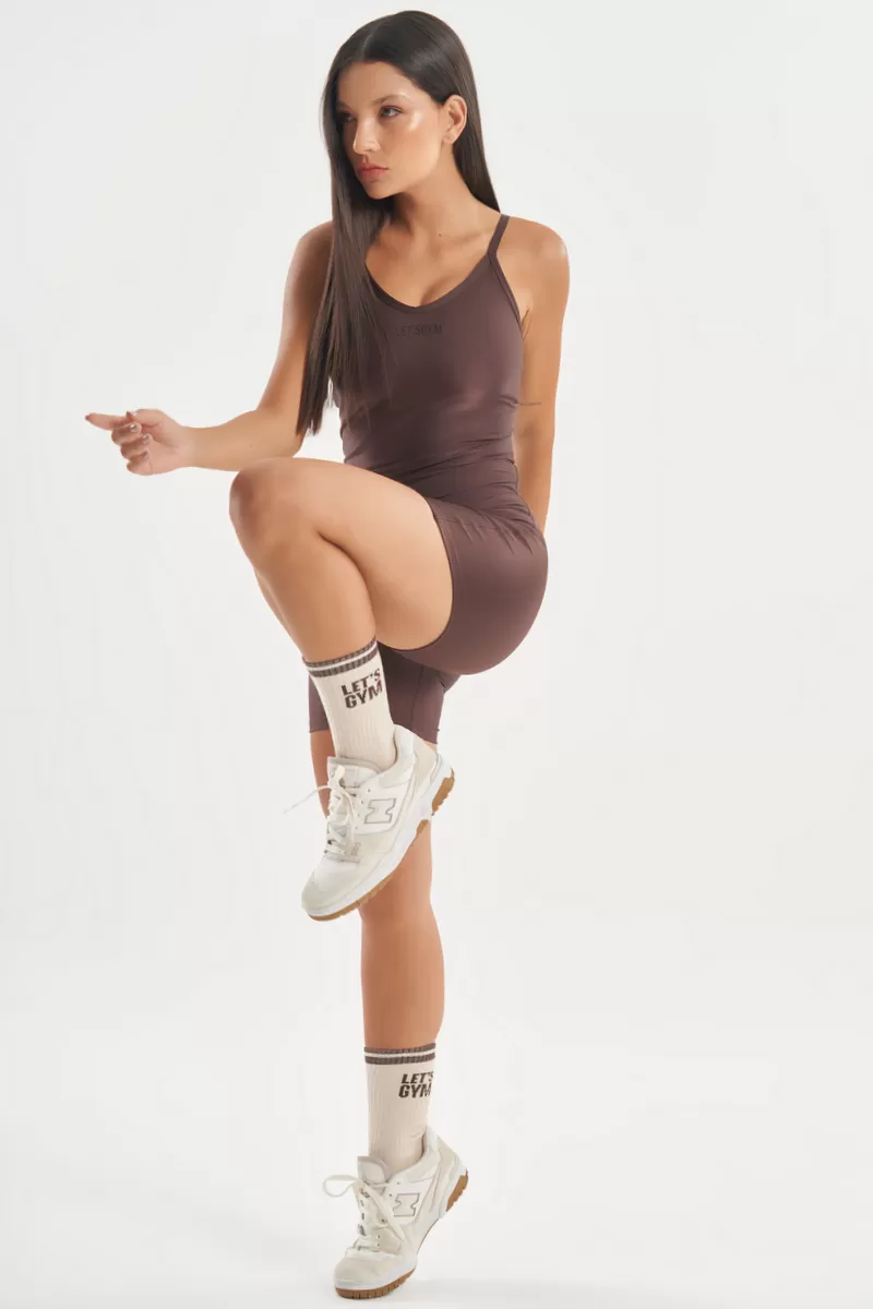 Lets Gym - Romper Shades Coffee - 2732CF