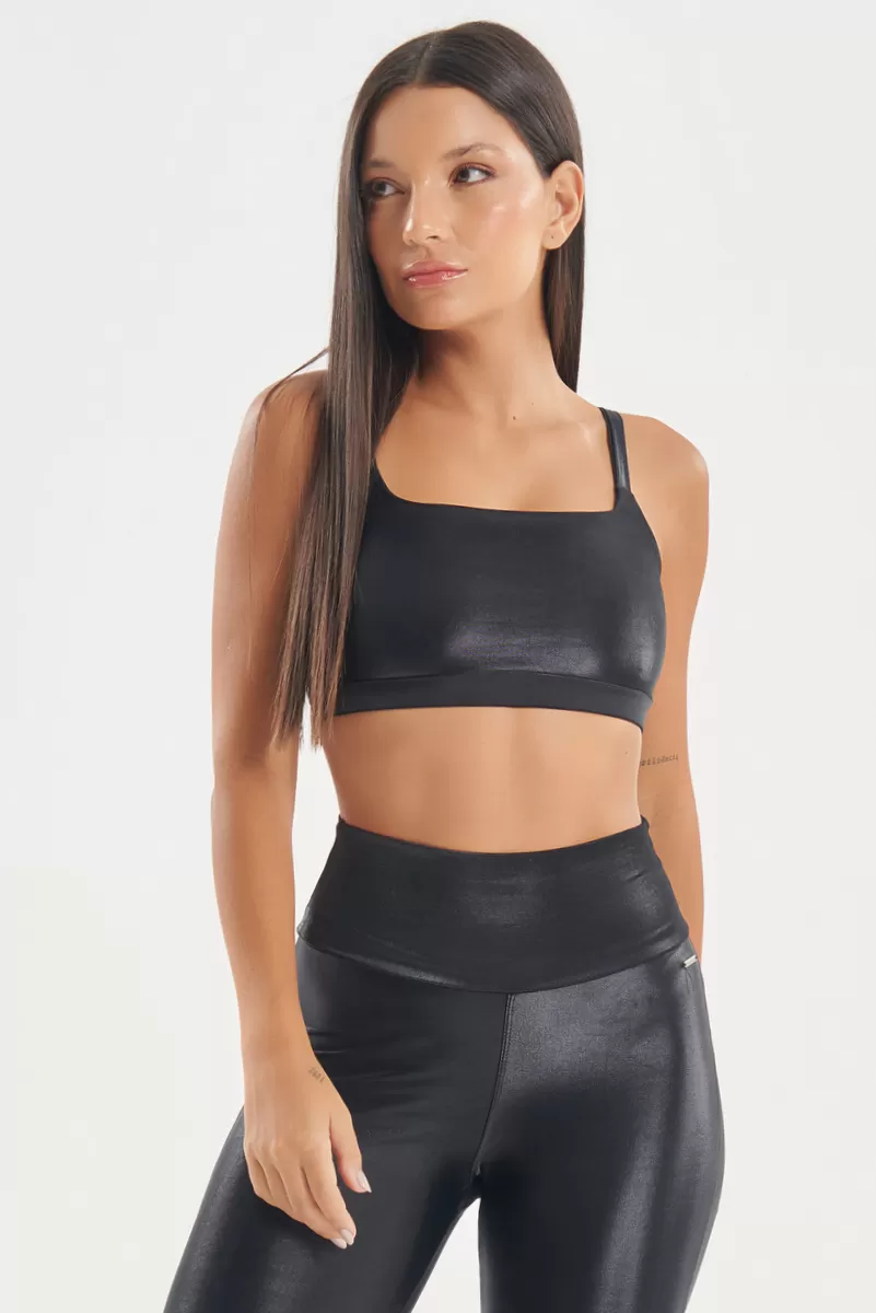 Lets Gym - Black Night Flush Top - 2738PT