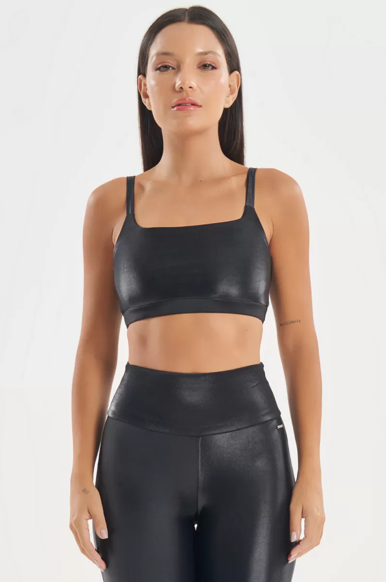 Lets Gym - Black Night Flush Top - 2738PT