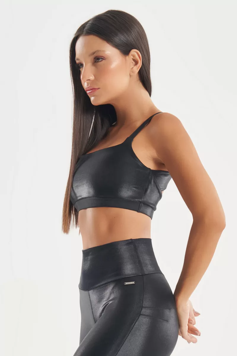 Lets Gym - Black Night Flush Top - 2738PT