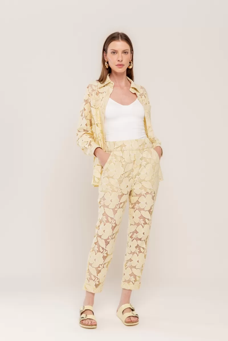 Hidrogênio - LACE PARKA WITH BEIGE STRIP - 20482003 Hidrogênio - LACE PARKA WITH BEIGE STRIP - 20482003