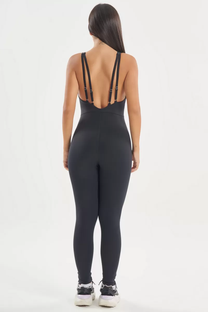 Lets Gym - Black Comfort Duo Jumpsuit - 2761PT Lets Gym - Black Comfort Duo Jumpsuit - 2761PT