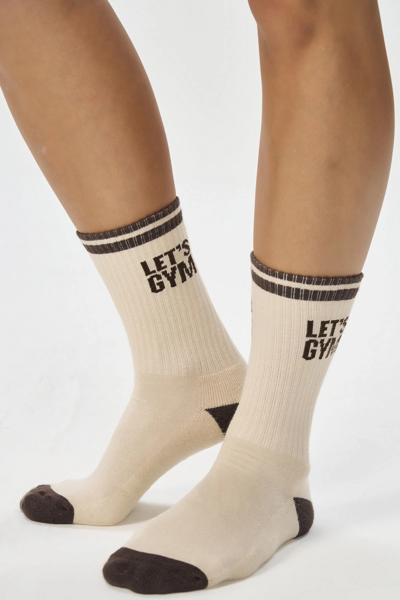 Lets Gym - Socks Lets Gym Coffee - 2851CF
