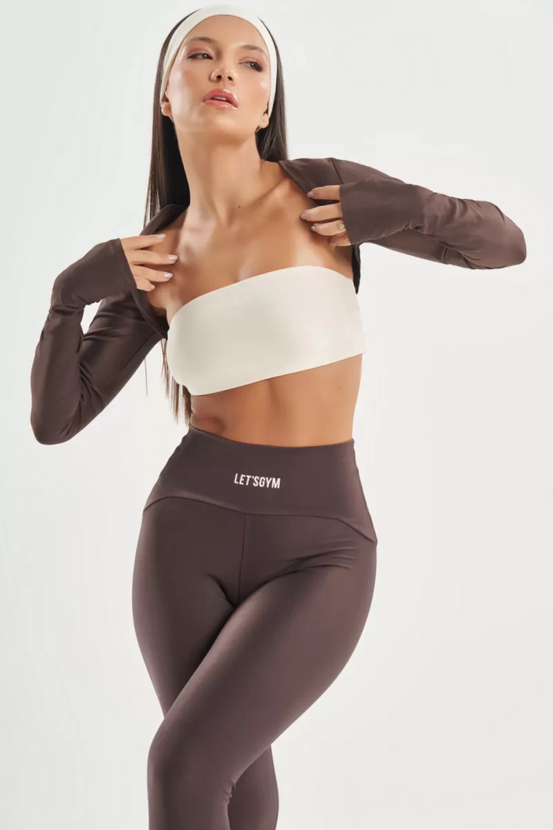 Lets Gym - Functional Coffee Leggings - 2776CF