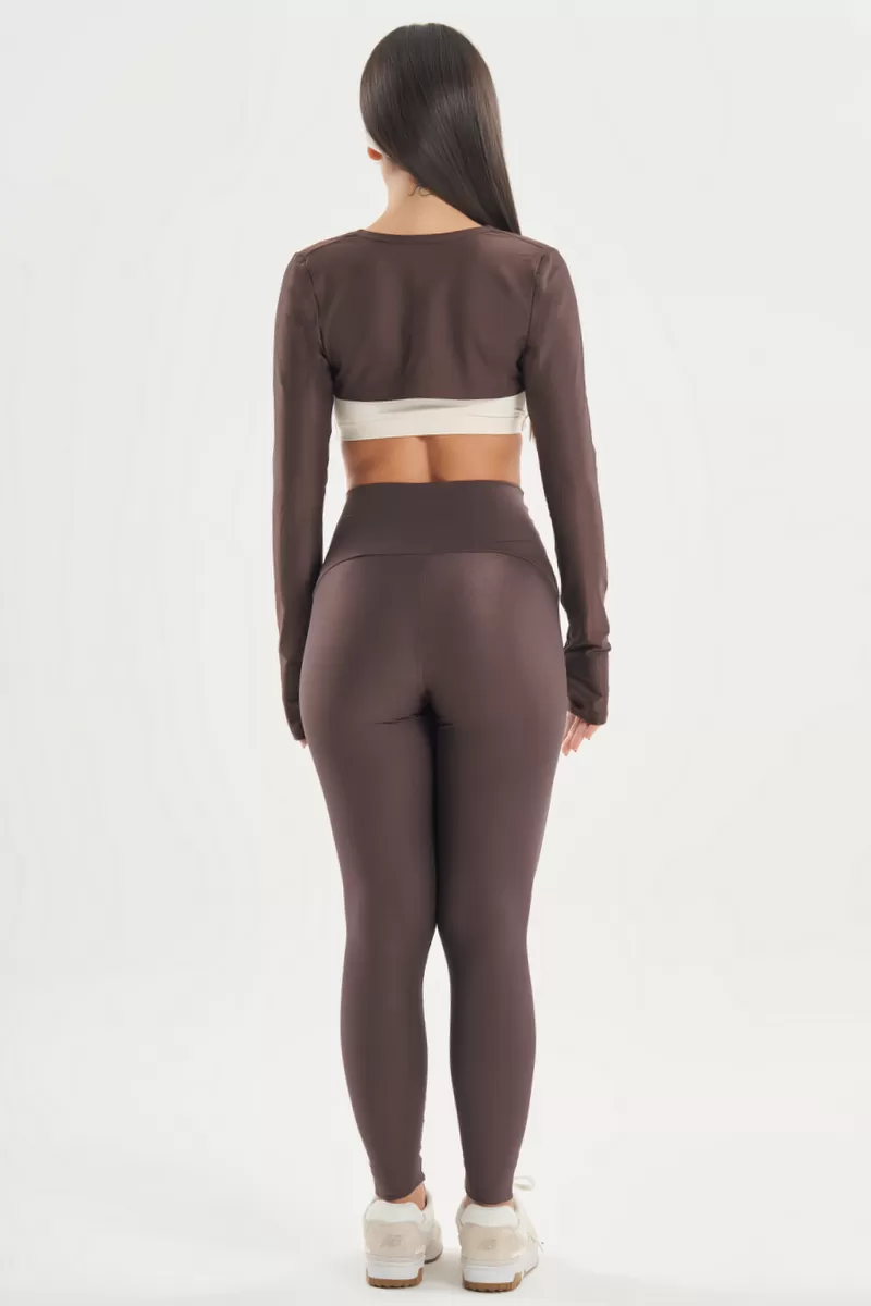 Lets Gym - Functional Coffee Leggings - 2776CF