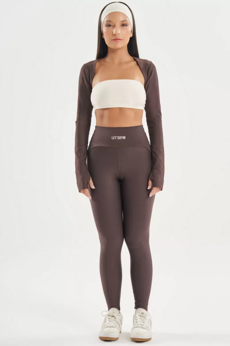 Lets Gym - Functional Coffee Leggings - 2776CF