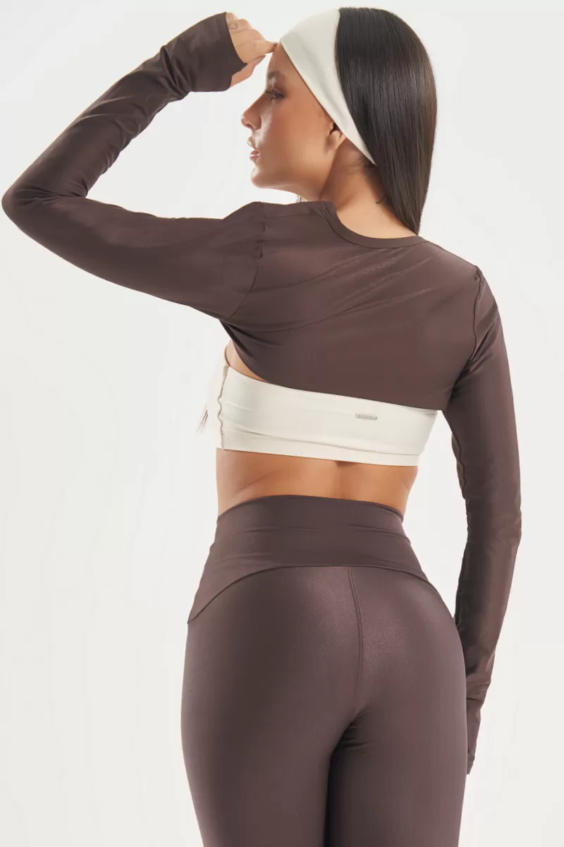 Lets Gym - Off White Functional Band Top - 2774OFW