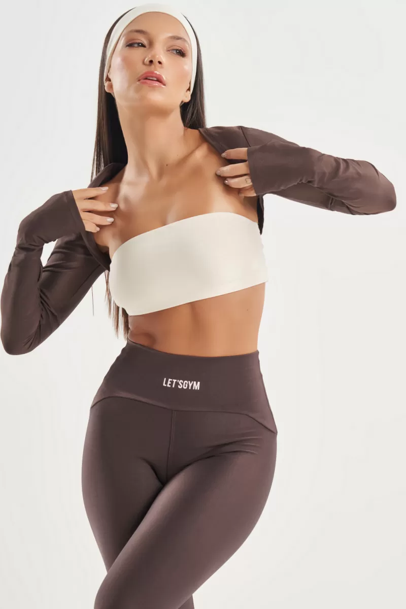 Lets Gym - Blouse Functional Coffee - 2775CF
