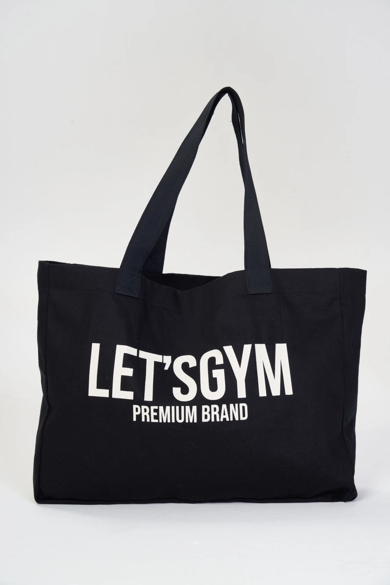Lets Gym - Lets Gym Black Ecobag - 2805PT Lets Gym - Lets Gym Black Ecobag - 2805PT