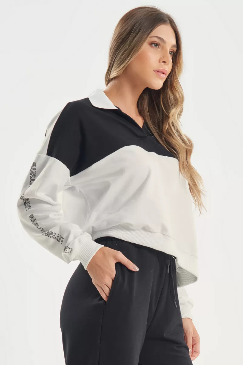 Lets Gym - Black Champions Blouse - 2781PT Lets Gym - Black Champions Blouse - 2781PT