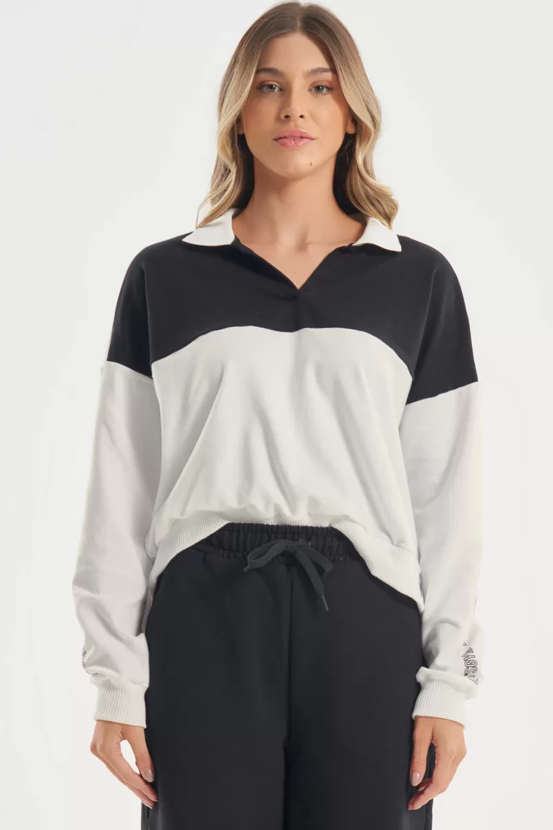 Lets Gym - Black Champions Blouse - 2781PT Lets Gym - Black Champions Blouse - 2781PT