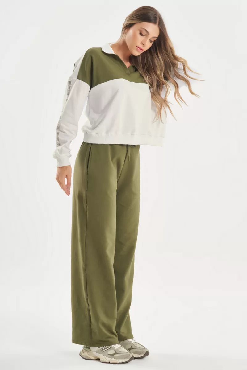 Lets Gym - Military Green Champions Blouse - 2781VDM Lets Gym - Military Green Champions Blouse - 2781VDM