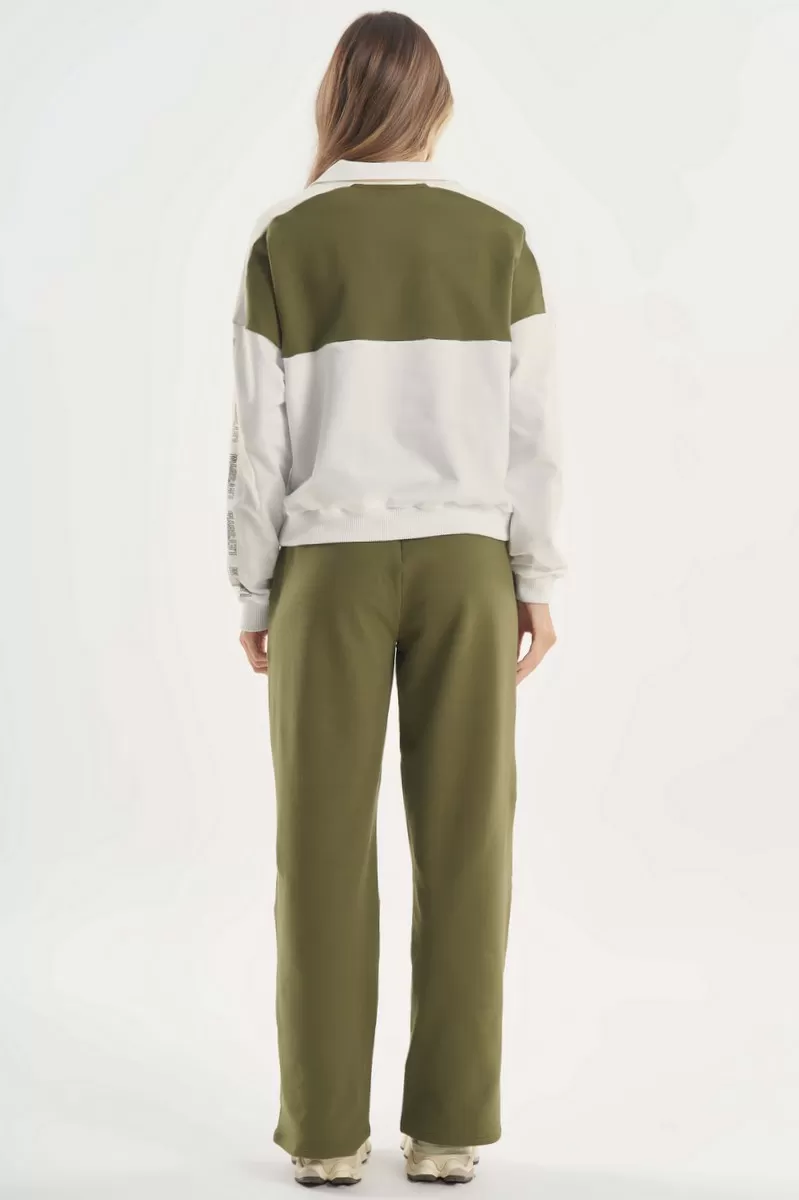 Lets Gym - Champions Military Green Pantalona Pants - 2782VDM Lets Gym - Champions Military Green Pantalona Pants - 2782VDM