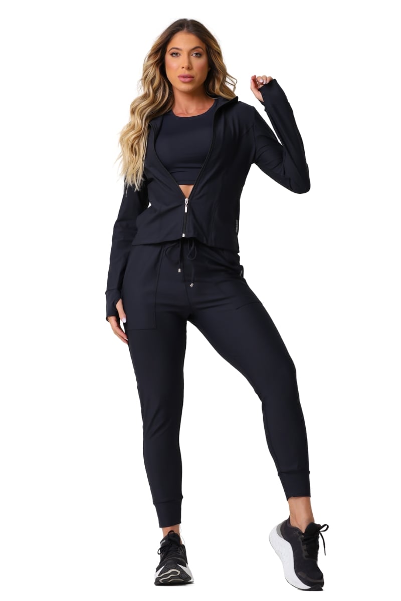 Garotafit - Black Lofty Jacket - JCT33A Garotafit - Black Lofty Jacket - JCT33A