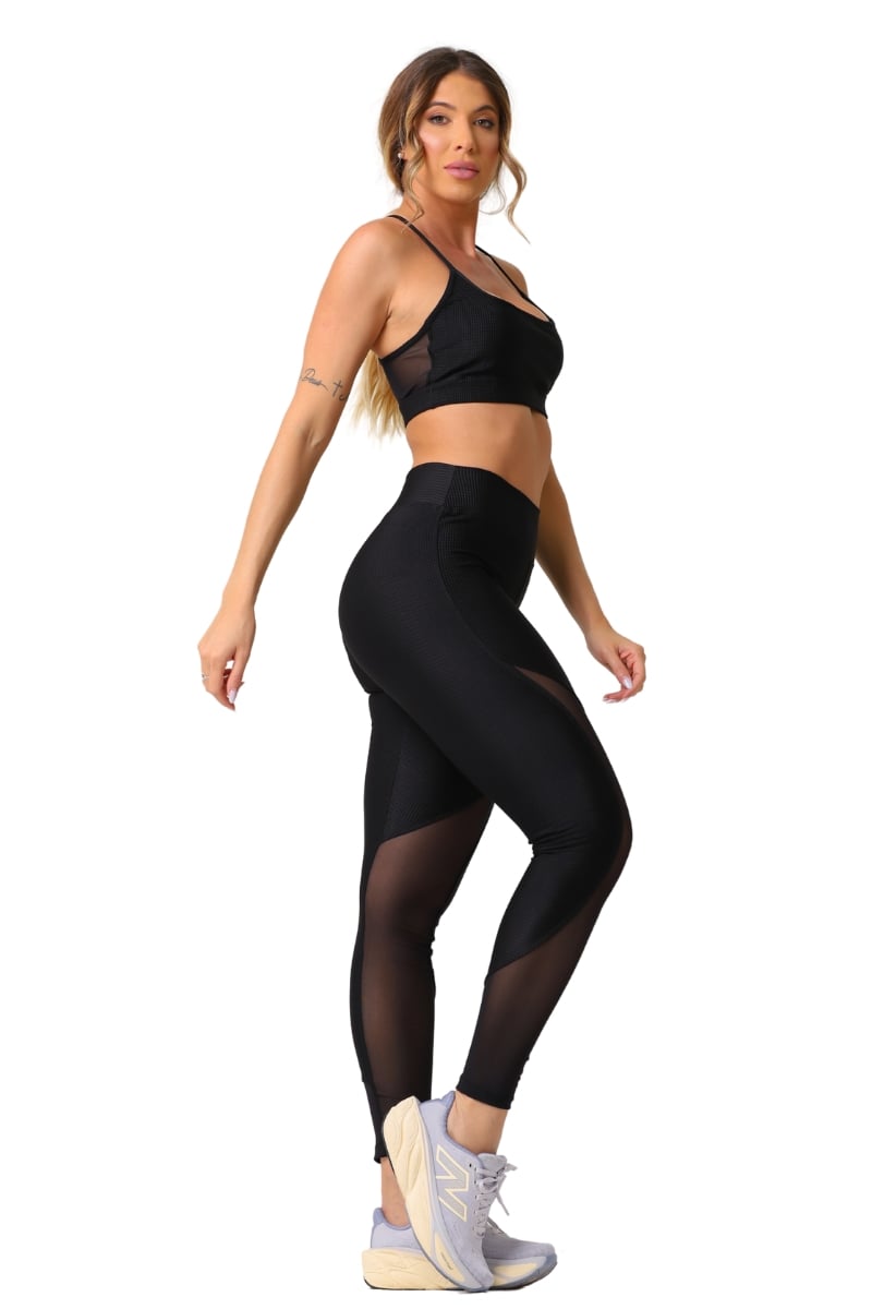 Garotafit - Spark Black Set - FCS378A Garotafit - Spark Black Set - FCS378A
