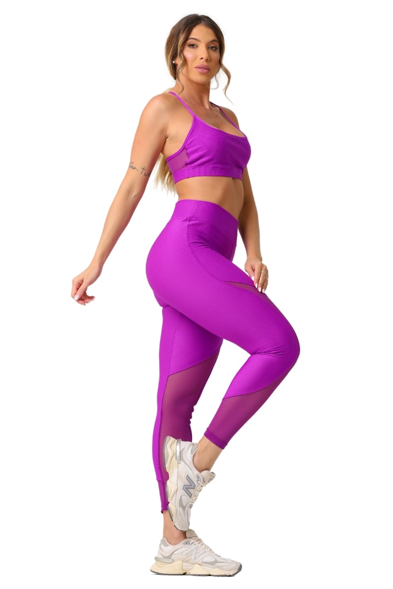 Garotafit - Spark Violet Set - FCS378PM Garotafit - Spark Violet Set - FCS378PM