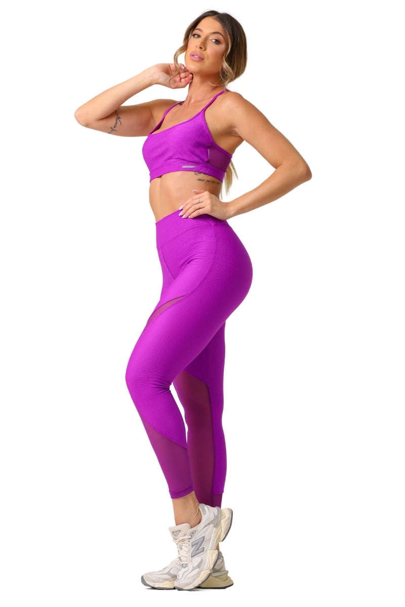 Garotafit - Spark Violet Set - FCS378PM Garotafit - Spark Violet Set - FCS378PM