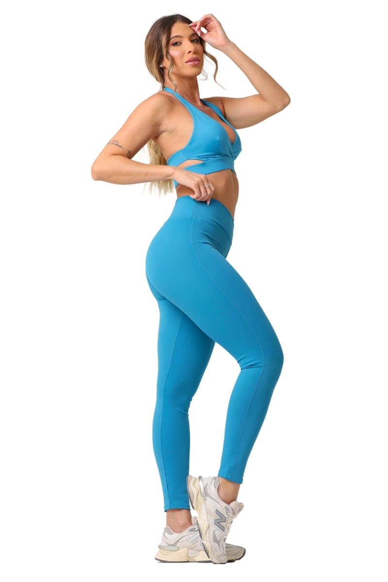 Garotafit - Kooky Petrol Blue Pants - FUS499LP Garotafit - Kooky Petrol Blue Pants - FUS499LP