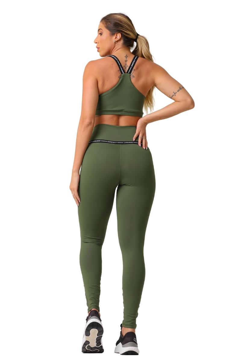 Garotafit - Cactus Green Flow Set - FCS402HE Garotafit - Cactus Green Flow Set - FCS402HE
