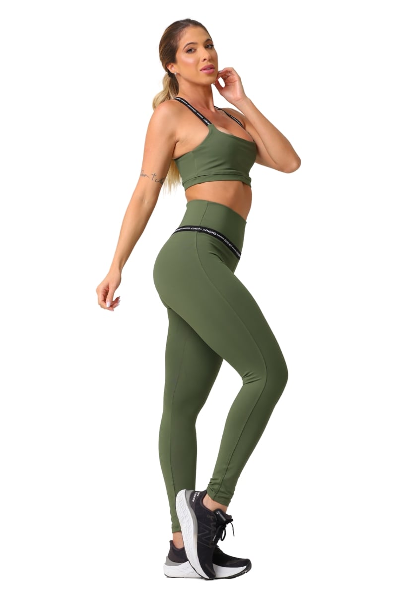 Garotafit - Cactus Green Flow Set - FCS402HE Garotafit - Cactus Green Flow Set - FCS402HE