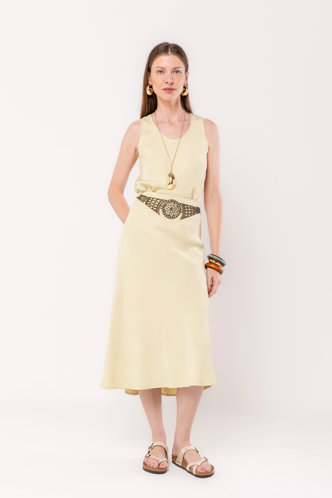 Hidrogênio - GREEN MERMAID MIDI SKIRT - 20038009