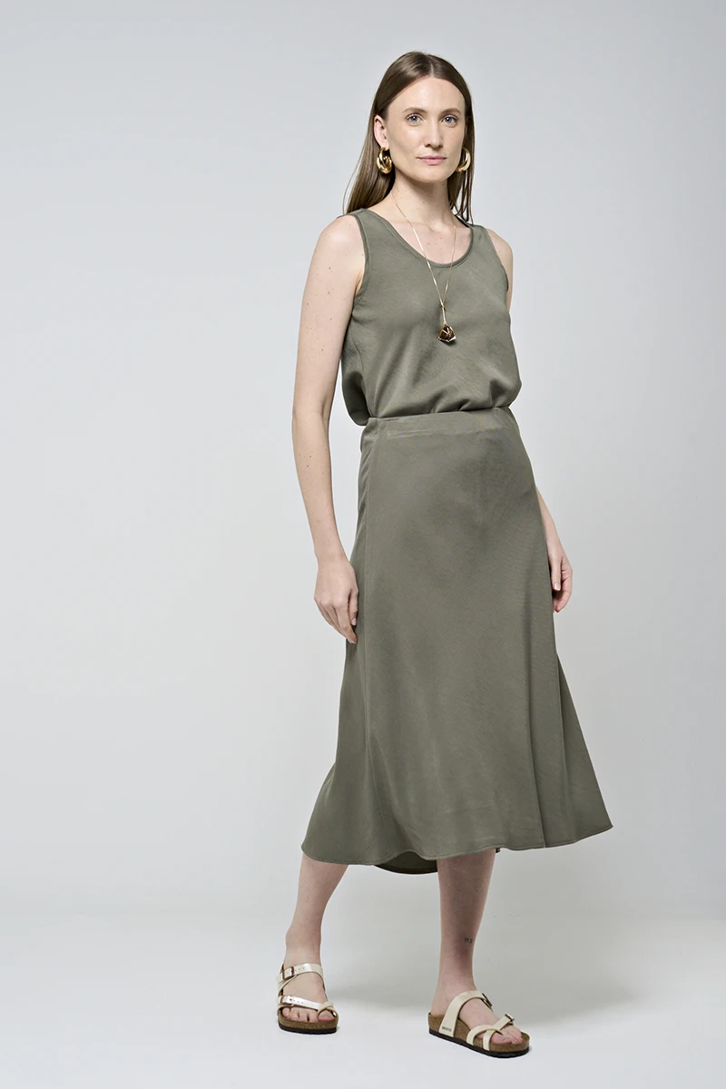 Hidrogênio - NEO MILITARY MERMAID MIDI SKIRT - 20038548 Hidrogênio - NEO MILITARY MERMAID MIDI SKIRT - 20038548