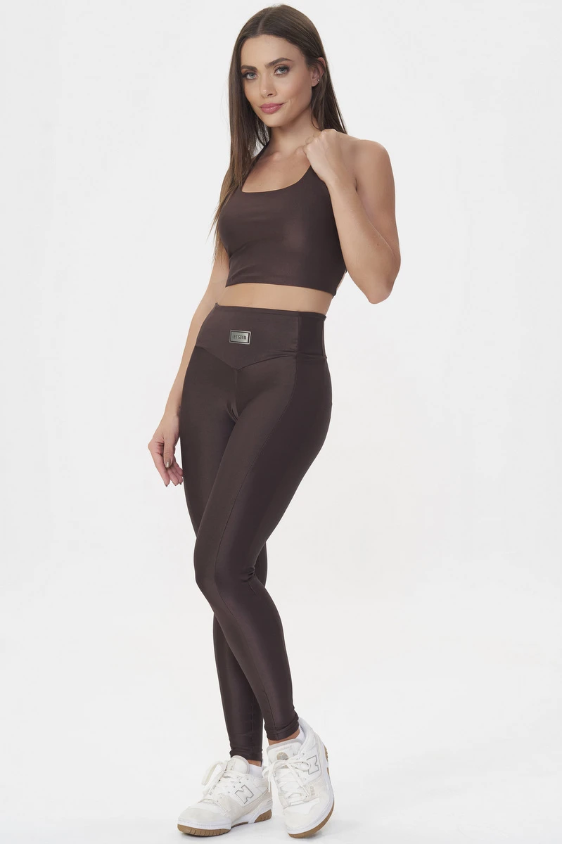 Lets Gym - Bright Coffee Leggings - 2142BCF