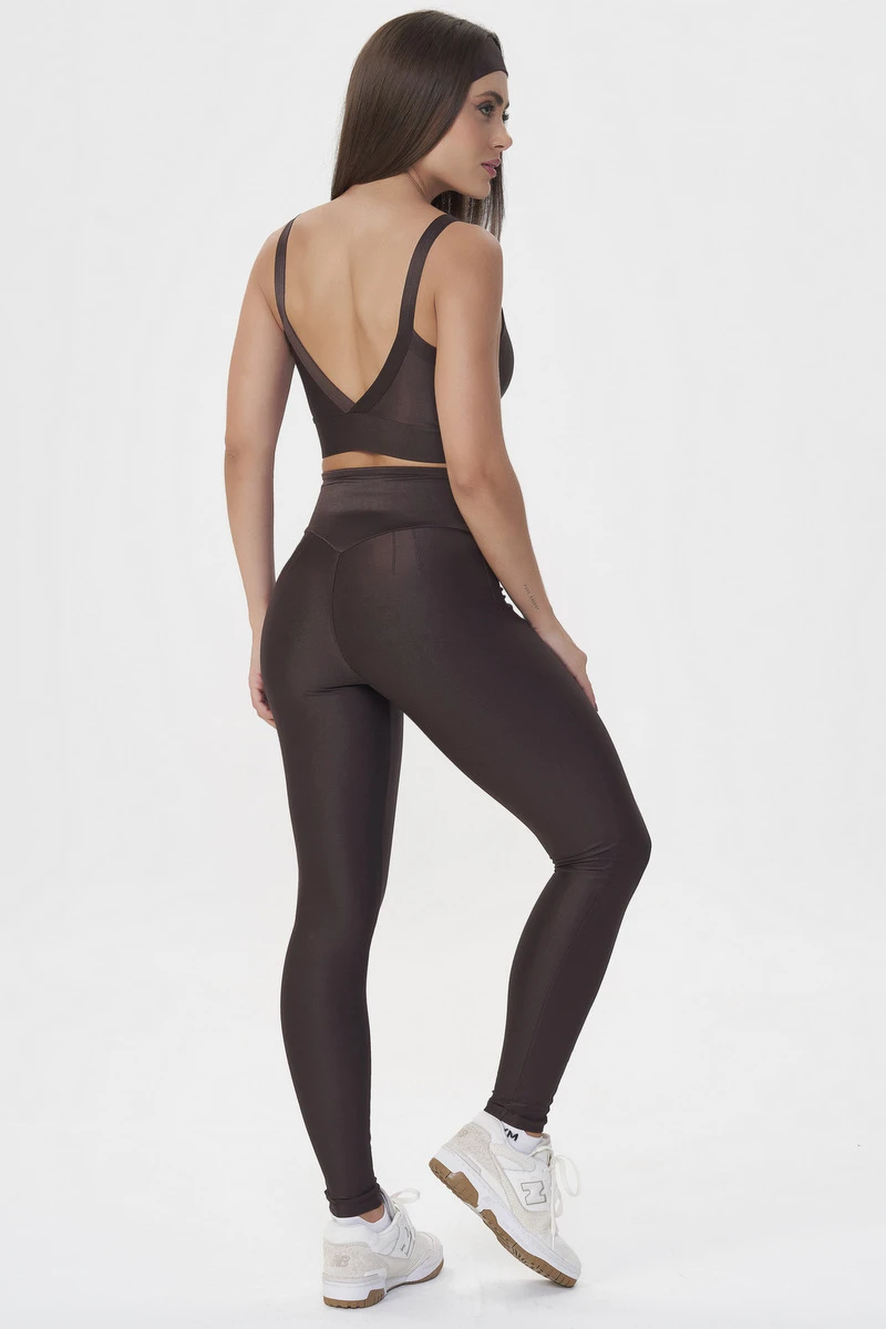 Lets Gym - Bright Coffee Leggings - 2142BCF