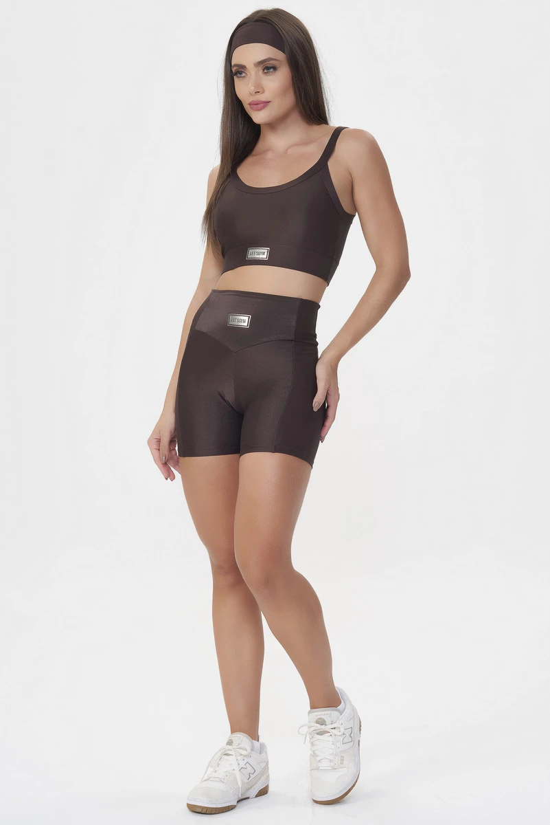 Lets Gym - Short Bright Coffee - 2143BCF Lets Gym - Short Bright Coffee - 2143BCF