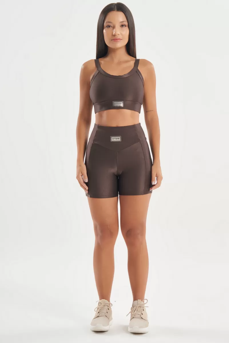 Lets Gym - Short Bright Coffee - 2143BCF Lets Gym - Short Bright Coffee - 2143BCF