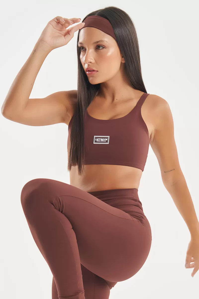 Lets Gym - Top Basic Colors Coffee - 2720CF Lets Gym - Top Basic Colors Coffee - 2720CF