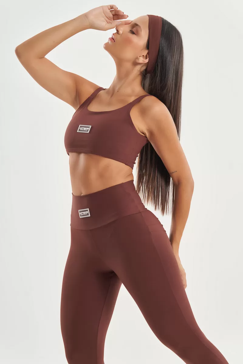 Lets Gym - Top Basic Colors Coffee - 2720CF Lets Gym - Top Basic Colors Coffee - 2720CF
