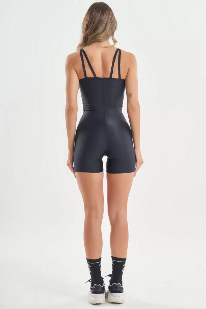 Lets Gym - Black Romper Shades - 2732PT Lets Gym - Black Romper Shades - 2732PT