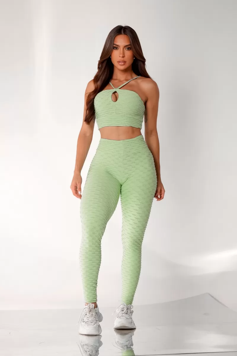 Canoan - Scrunch Tropical Pistachio Legging - 11220