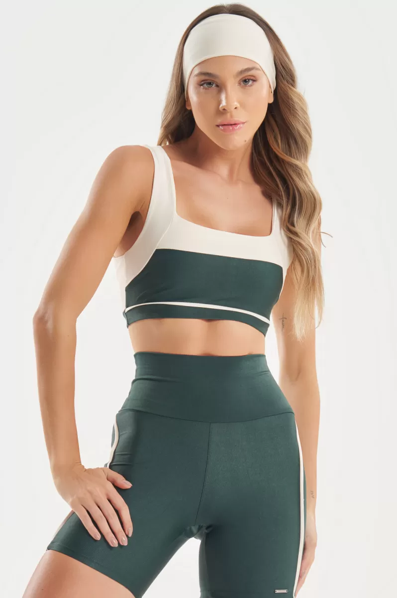 Lets Gym - Dark Green Legacy Top - 2744VDE