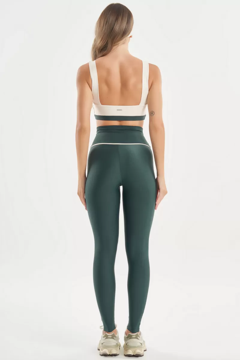 Lets Gym - Dark Green Legacy Leggings - 2745VDE Lets Gym - Dark Green Legacy Leggings - 2745VDE