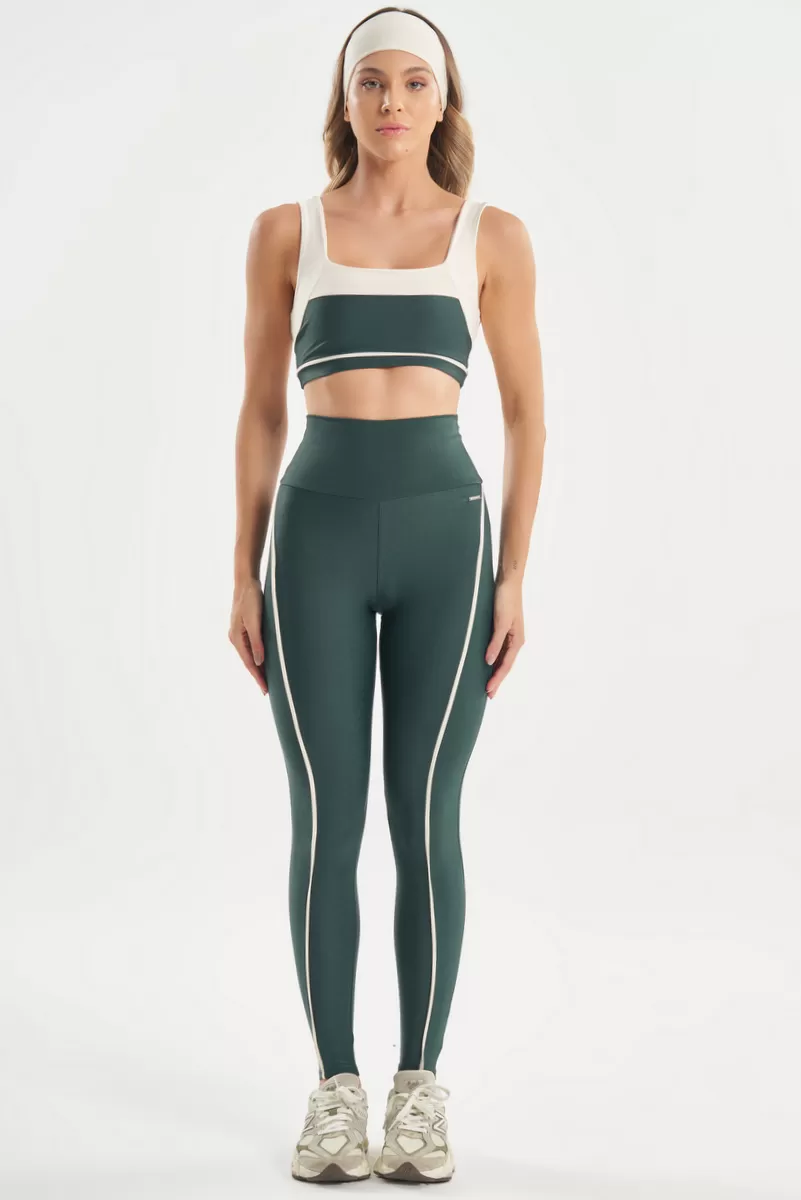 Lets Gym - Dark Green Legacy Leggings - 2745VDE Lets Gym - Dark Green Legacy Leggings - 2745VDE