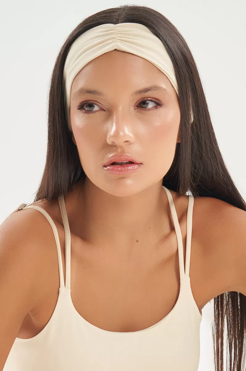 Lets Gym - Head Band Soft Balance Butter - 2771MT Lets Gym - Head Band Soft Balance Butter - 2771MT